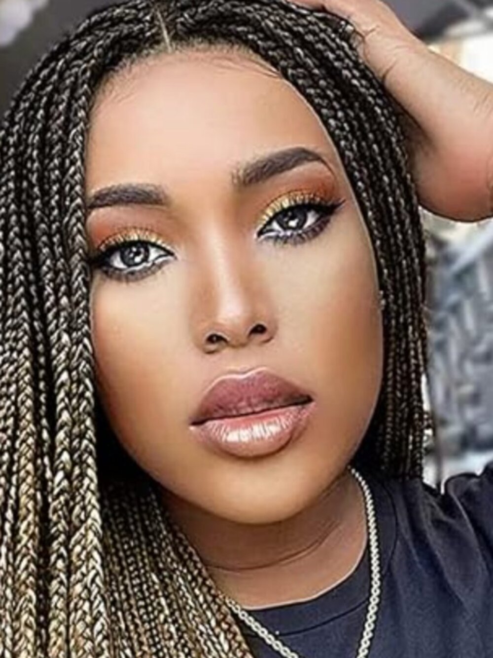 Beautiful HD Lace Knotless Box Braid Lace Wig-Phenomenal!